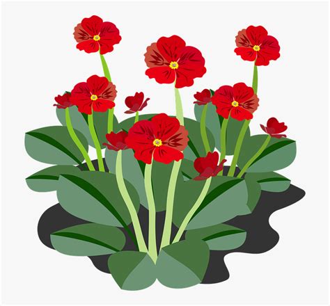 Clip Art, Flor, Flora, Flower, Nature, Plant - Plant With Flowers Clipart, HD Png Download - kindpng