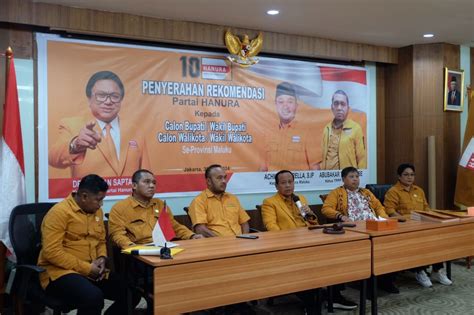 DPP HANURA Resmi Memberikan Surat Tugas Kepada Bacalon Bupati Walikota