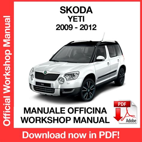 Workshop Manual Skoda YETI 2009 2012 EN