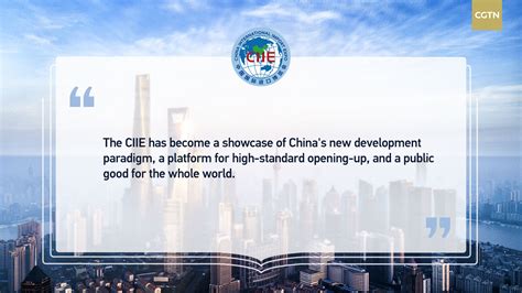 Key Quotes From Xi Jinping S Speech At Th Ciie Opening Ceremony Cgtn