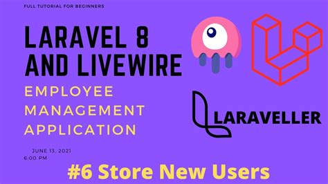 06 Laravel Livewire Tutorial Employees Management Project Create