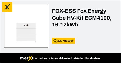 Fox Ess Fox Ess Fox Energy Cube Hv Kit Ecm Kwh Merxu