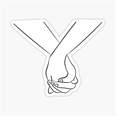 Hands Holding Sticker For Sale By Aliquefisher Redbubble