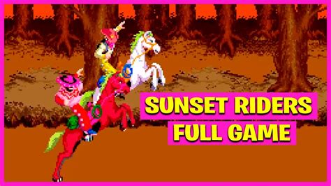 Snes Gameplay — Sunset Riders 2 Players 4k 60fps Hard Mode True