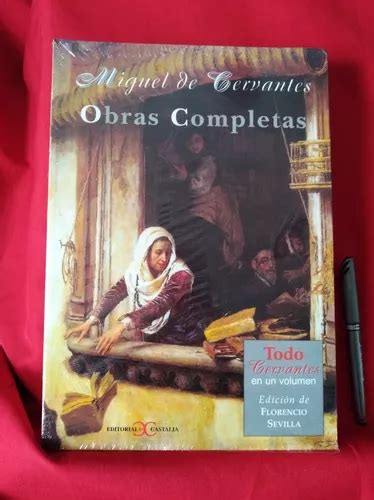 Obras Completas Miguel De Cervantes 1219 Pág Formato Grande Cuotas