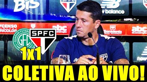 COLETIVA AO VIVO CARPINI SOLTA O VERBO APÓS SÃO PAULO X RB BRAGANTINO