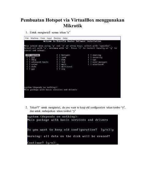 Pembuatan Hotspot Menggunakan Mikrotik Pdf