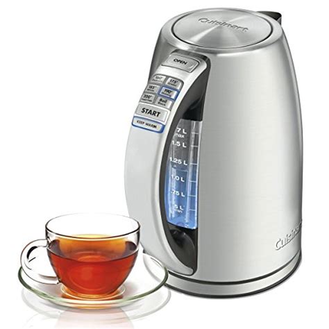 Cuisinart Steel Cordless Electric Kettle Tea Or Instant Cocoa