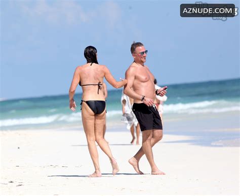 Luann De Lesseps Sexy Flaunts Her Beautiful Body In A Hot Black Bikini At The Beach In Tulum