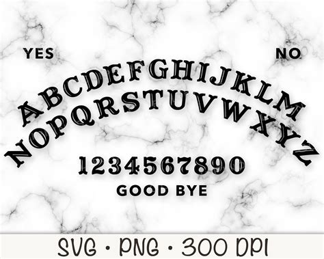 Ouija Board Svg Vektor Datei Und Png Transparenten Hintergrund Etsyde