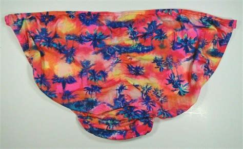 Super Rare Flirtitude String Bikini Panties Size Xl Cute Bows Ruched Butt Nwt