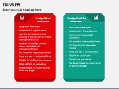 Fdi Vs Fpi Powerpoint And Google Slides Template Ppt Slides