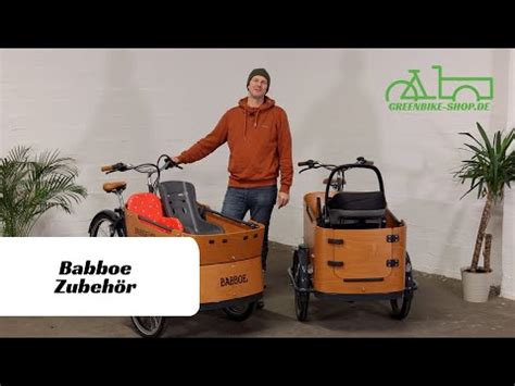 Babboe Lastenrad Zubehör Babyschale Kindersitz Regenverdeck und