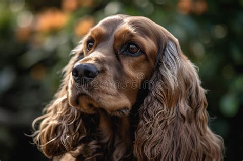 Cabeza De Perro De Cocker Spaniel En Ingl S Generar Ai Stock De