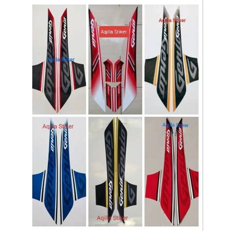 Jual Striping Stiker Lis Les Decal Polet Orian Motor Honda Genio Cbs