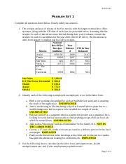 Problem Set Econ Problem Set Complete All Questions Listed