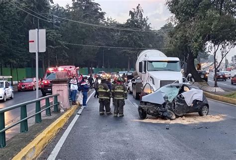 Accidente En Paseo Tollocan Toluca Carambola Deja Un Muerto