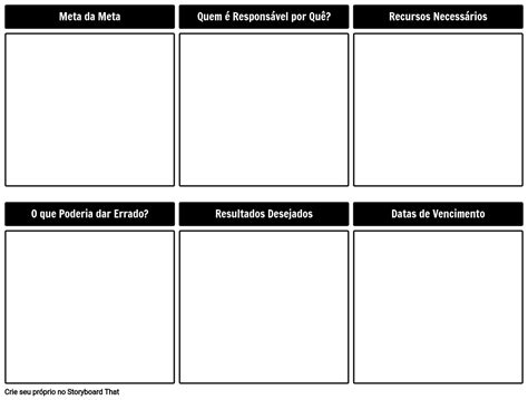 Modelo De Plano De Equipe Storyboard By Pt Examples