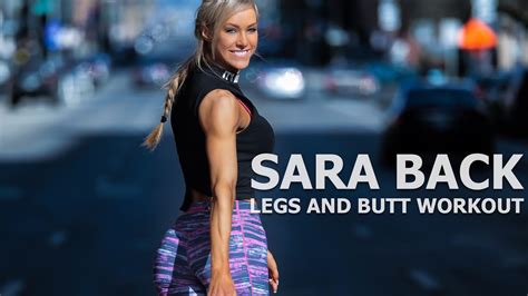 Sara Back IFBB Bikini Pro From Finland Legs And Butt Workout YouTube