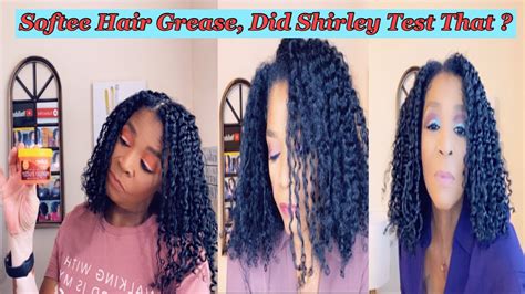 Softee Hair Grease On A Twist Out Did Shirley Test That Hairgrease