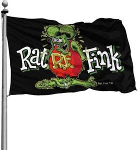 Rat Fink Flag Banner Sign Matco X Ft Hot Rod Ford Chevy Mustang Mopar