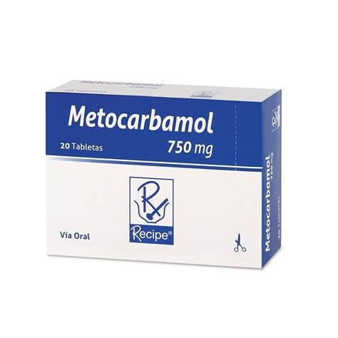 Metocarbamol Mg Tabletas Rc Farmacenter Pharmahome