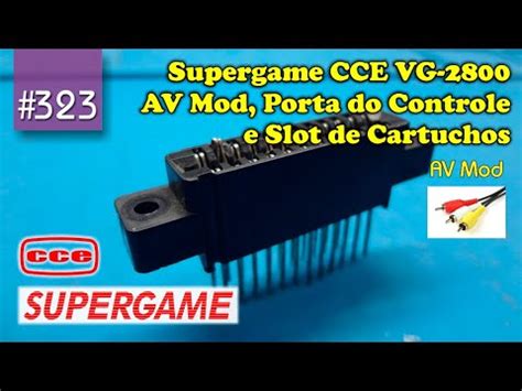 Manuten O Supergame Cce Vg Av Mod Porta Do Controle E