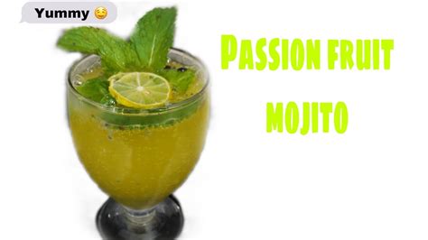 Passion Fruit Mojito How To Make Passion Fruit Mojito Refreshing