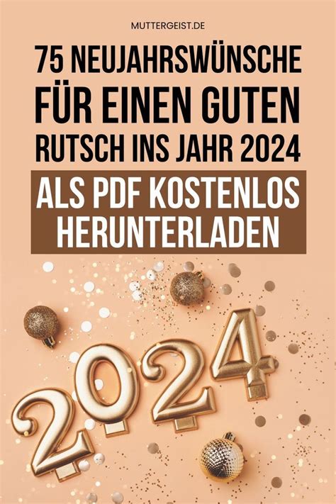 75 Neujahrswünsche für einen guten Rutsch ins Jahr 2024