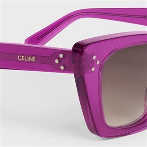 Celine Gözlük Cat Eye S187 Mor Unisex Maslak Outlet