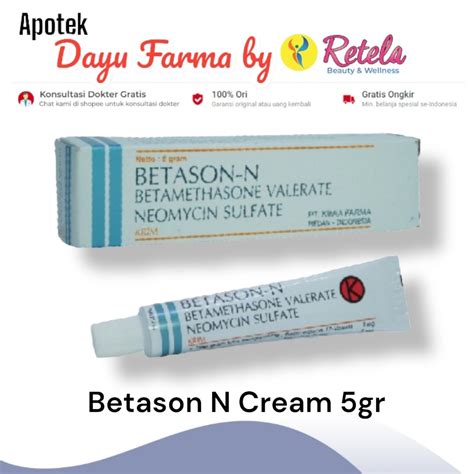 Jual BETASON N CREAM 5GR | Shopee Indonesia