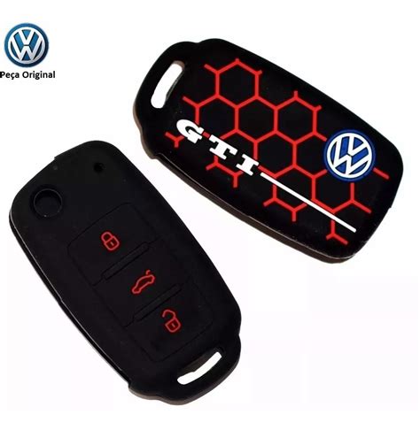 Capa Silicone Chave Canivete Original Vw Gti Fox Up Gol Polo Mercado