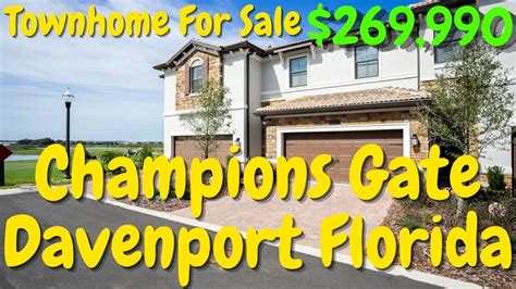 Townhome For Sale At The Vistas At Champions Gate In Davenport Florida