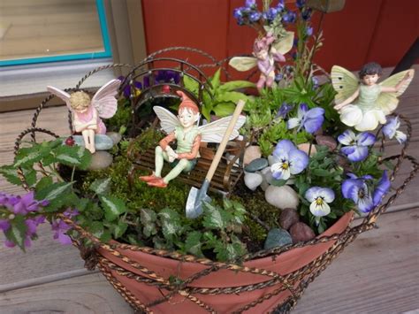 A spring fairy garden! | Spring fairy, Fairy garden, Faeries gardens