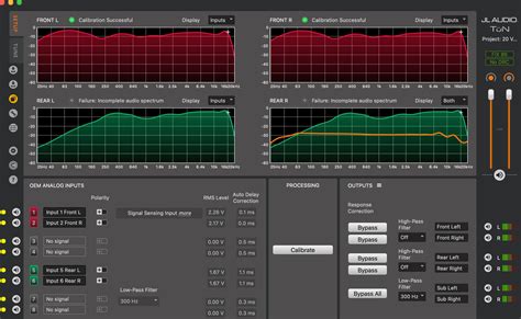 JL Audio Fix 86 Base Audio Measured Flat Front Rear FORSCAN