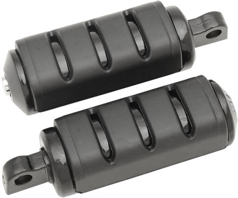 Kuryakyn Large Trident ISO Pegs With Male Mount Adapters In Gloss Black