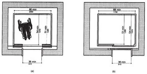 One Single Lift Elevator Bank Dimensions Drawings 45 OFF