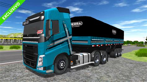 Skin Volvo Azul Fh Na Granel Truck Sim Brasil Skins Games Truck