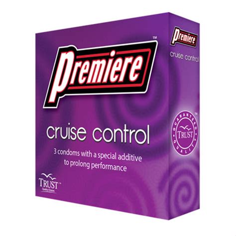 Secret Corner Premiere Condoms Cruise Control Climax Control Condoms