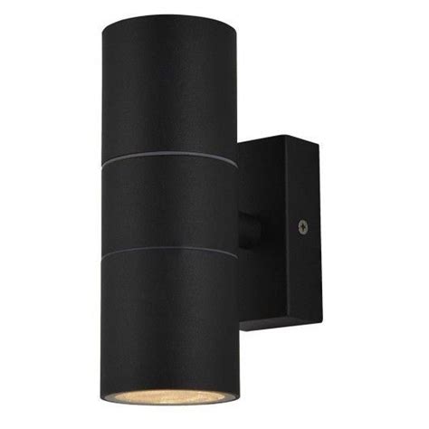 Kenn Up And Down Light Outdoor Wall Light Black Black Outdoor Wall