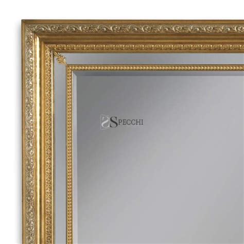 Specchio Con Cornice Foglia Oro SpecchiOnline It