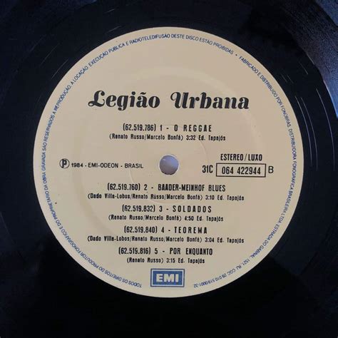 Legião Urbana Legião Urbana 1984 Boa Viagem Discos