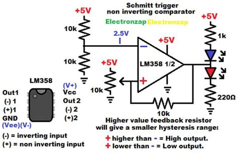 Op Amp Comparator Circuit Diagram