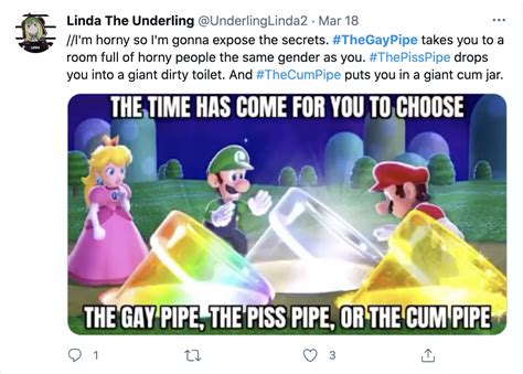 Deepest Lore Revealed The Gay Pipe The Piss Pipe Or The Cum Pipe Know Your Meme
