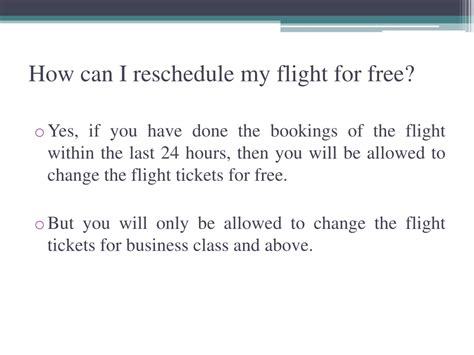 Ppt How Can I Reschedule My Flight For Free Powerpoint Presentation