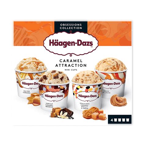 Caramel Minicup Multipack Luxury Ice Cream Tubs Häagen Dazs Es