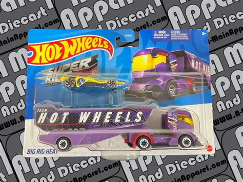 Hot Wheels Super Rigs Big Rig Heat A Main Apparel