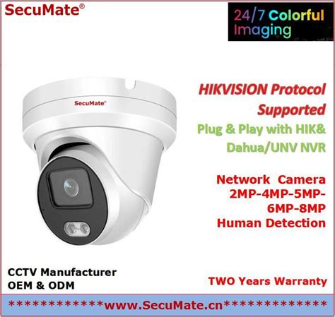 Hikvision IP Security CCTV 4MP Colorvu MD 2 0 Fixed Dome Value Series