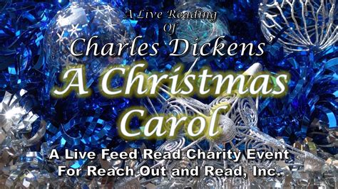 Charles Dickens A Christmas Carol A Live Feed Read Charity Event Youtube