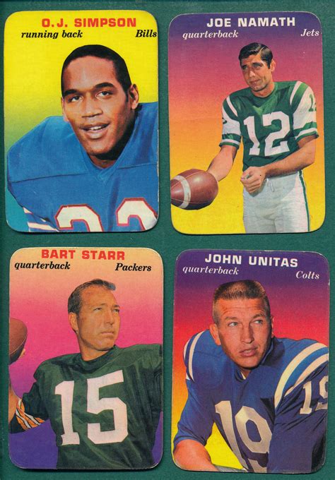 Lot Detail Topps Football Super Glossy Complete Set